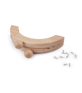 Boquilla Para Clutch De Madera Con Cierre Magnético - bolsos