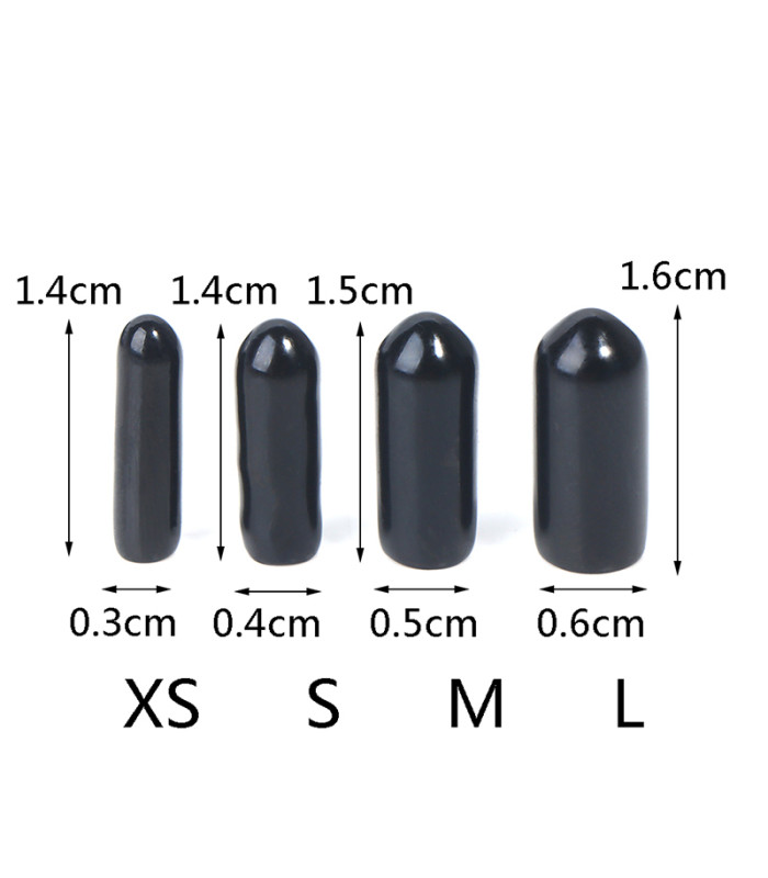 Silicone tip for the ends of metal headbands