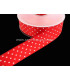 SATIN RIBBON WITH SPOTS 38 MM.