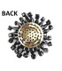 Versatile Textile Ornament with Glass Beads