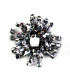 Versatile Textile Ornament with Glass Beads