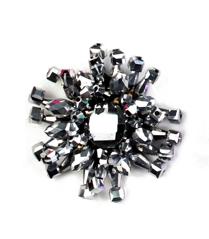 Versatile Textile Ornament with Glass Beads
