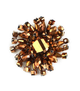 Versatile Textile Ornament with Glass Beads