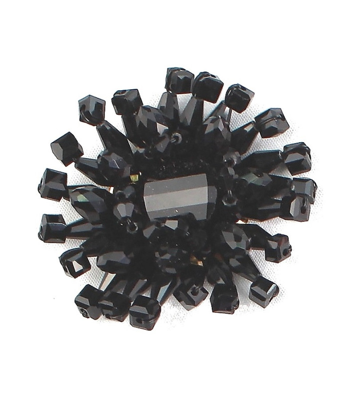Versatile Textile Ornament with Glass Beads