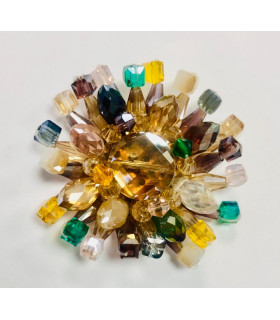Adorno Textil Versátil Con Rocalla De Cristal Mix - tocados para