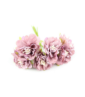 buquê de 6 flores de tecido