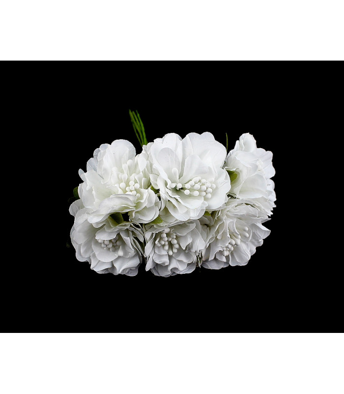buquê de 6 flores de tecido