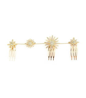 Aplicación Para El Pelo 4 Estrellas Oro - de colores