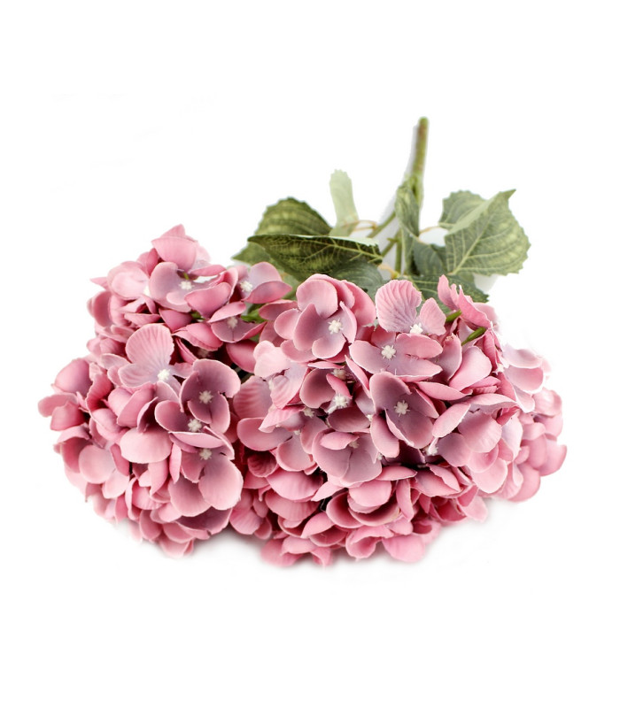 FABRIC HYDRANGEA BOUQUET "THAIS"