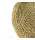 Capelina de fibras naturais sem engomagem