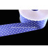 SATIN RIBBON WITH SPOTS 38 MM.