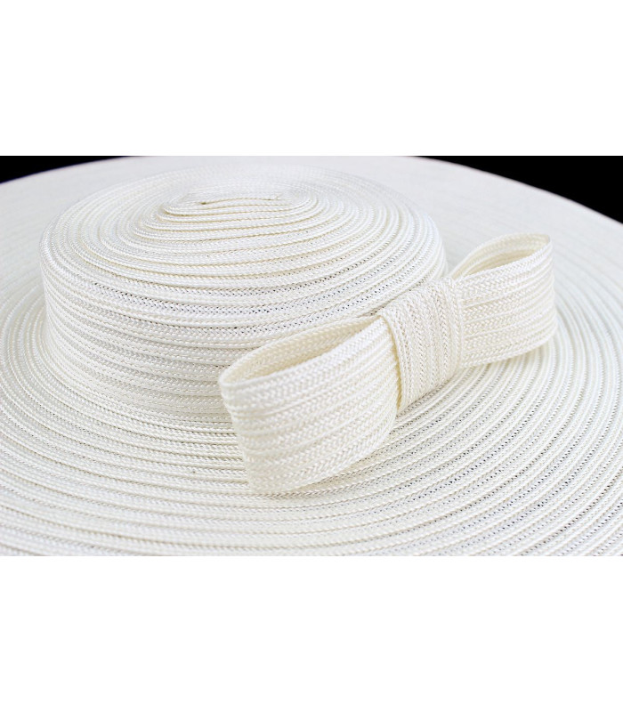 BRAIDED ARTIFICIAL STRAW HAT