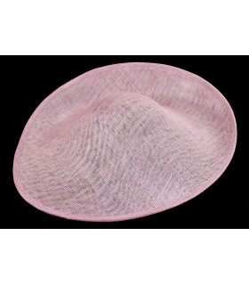 Pamela Asimétrica De Sinamay Rosa Viejo - una diadema
