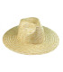 Sombrero Fedora de Paja Trenzada Natural "Carolina"