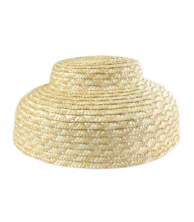 Natural Woven Straw Hat "HEPBURN"
