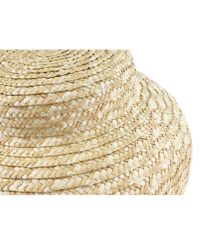 Natural Woven Straw Hat "HEPBURN"