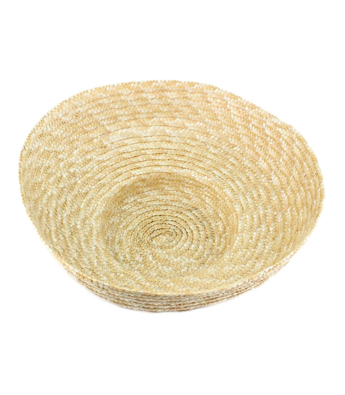 Natural Woven Straw Hat "HEPBURN"