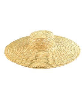 100% Natural Braided Straw Hat "Alondra"