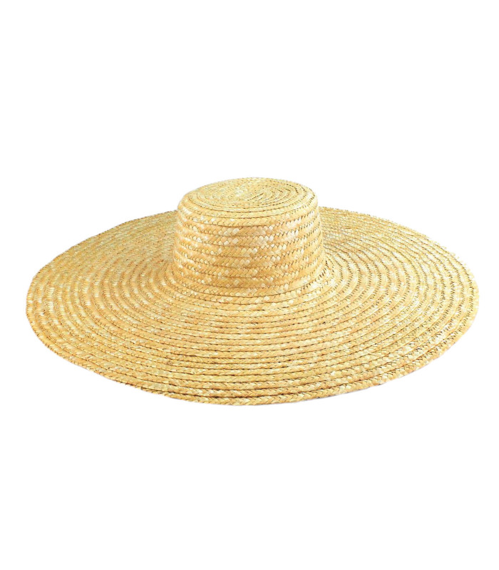 Geflochtener Strohhut 100% Natur "Alondra"