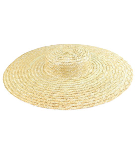 100% Natural Braided Straw Pamela "Columbia"