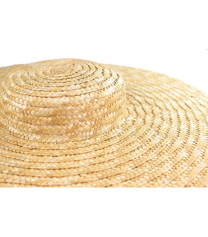 100% Natural Braided Straw Hat "ALSACIA"