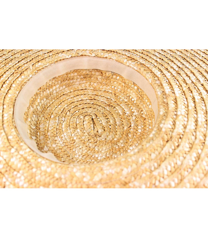 100% Natural Braided Straw Hat "ALSACIA"