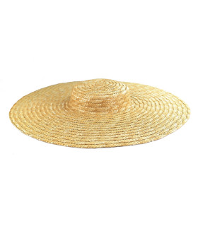 Chapéu de Palha Trançada 100% Natural "ALSACIA"