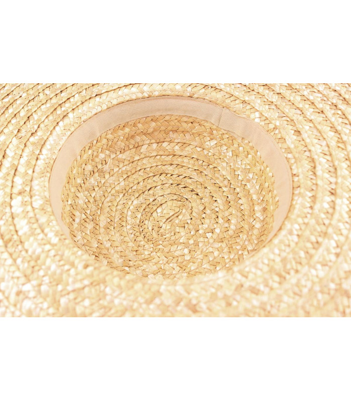 Hand-woven 100% Natural Straw Pamela "NORMANDY"