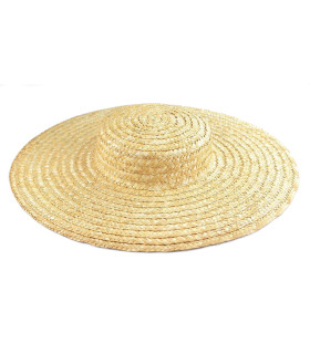 Hand-woven 100% Natural Straw Pamela "NORMANDY"