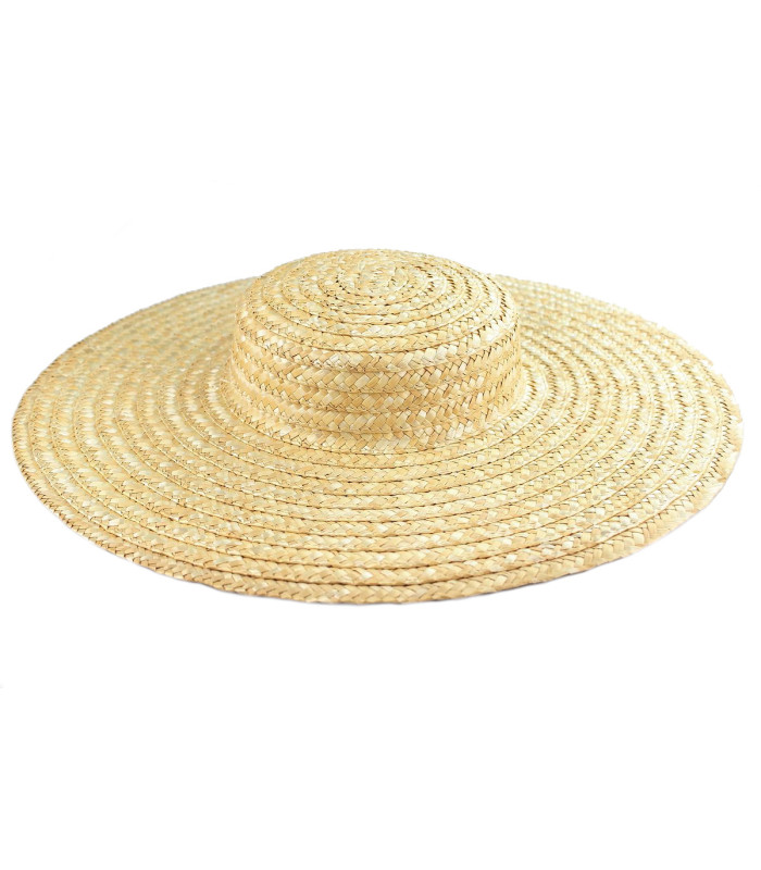 Hand-woven 100% Natural Straw Pamela "NORMANDY"
