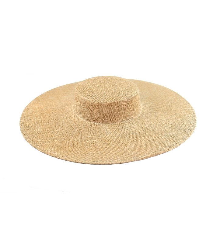 Chapéu Canotier com Copa Baixa "SAMIRA"