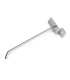 Metal Display Hook for Grid Wall/Slat Wall of 14 cm Length