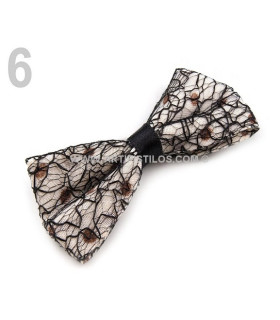 Lazo Decorativo Con Lunares Marfil 6 X 3 Cms. - tela para vestidos