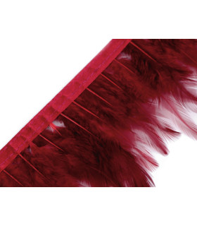 Rooster neck feather fringe 25 cm