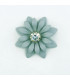 APLICACIÓN FLOR METÁLICA CON STRASS "LIBERTY"