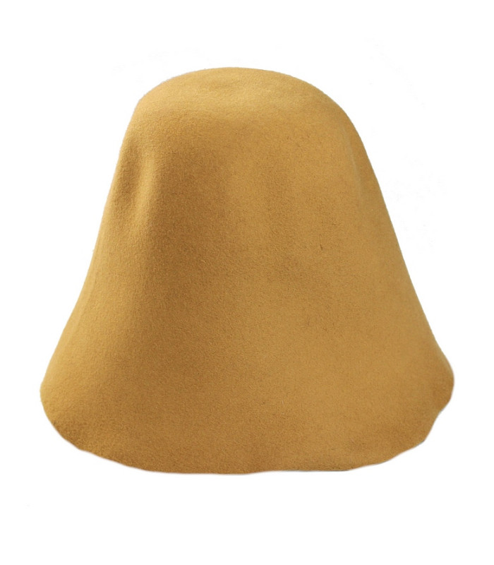 STIFFENER FELT HOOD - 100% MERINO WOOL