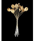 Blatt aus kaltem Porzellan - 049