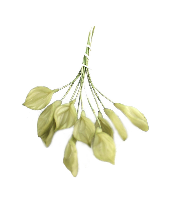 Blatt aus kaltem Porzellan - 049