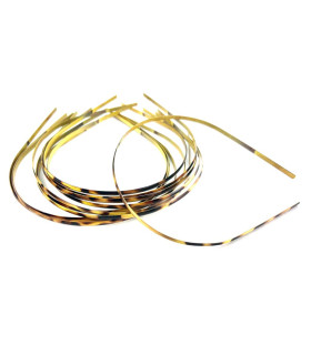 DIADEMA METÁLICA CAREY DE 4 MM.