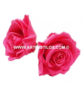 PRESERVED BIG ROSE 9 CMS.
