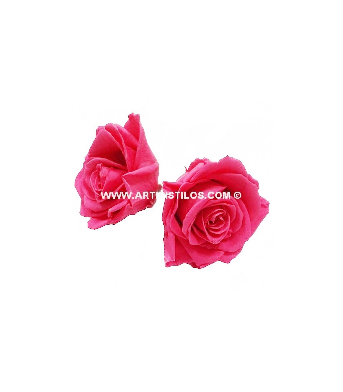 PRESERVED BIG ROSE 9 CMS.