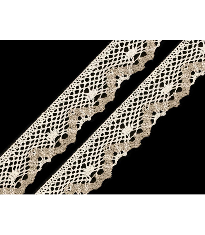 Linen Lace Ribbon 40 mm x 1 mt.