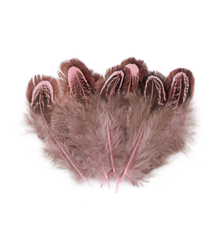 Bolsa de plumas de faisan 5-7 cm de largo