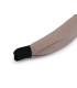 Elegantes Haarband mit einfarbigem Stoff und Streifenstruktur mit Knoten