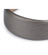 Wide faux leather headband