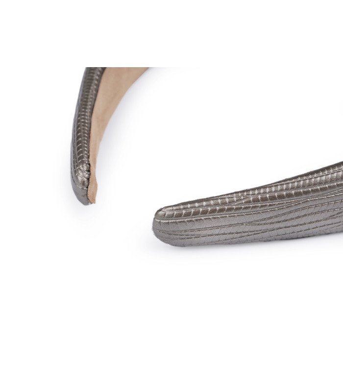 Breites Stirnband aus Kunstleder