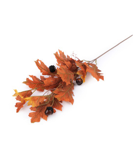 Artificial oak twig with acorns