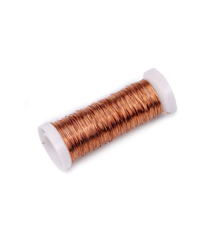 Bobina de alambre lacado Ø0,30 mm. x 20 mts.