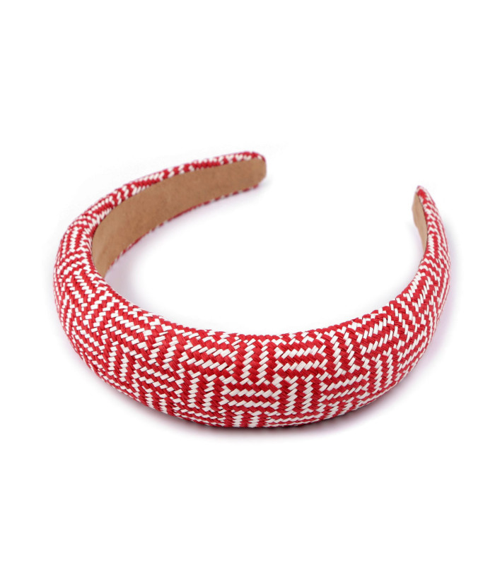 Diadema Ancha con Estructura de Rattan Sintético - Estilo Boho