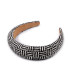 Synthetic raffia printed headband